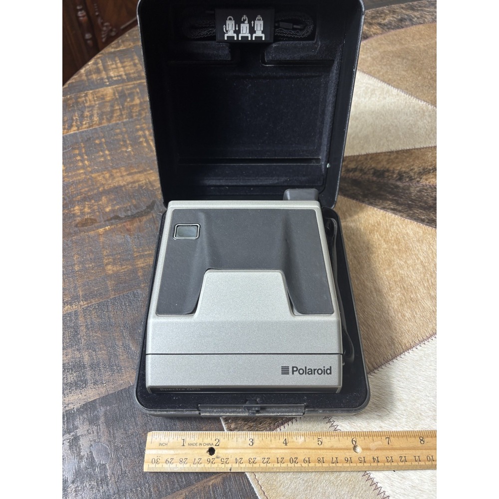 Polaroid Spectra System QPS Instant Camera Tested w/ Case‎ Vintage Film Camera